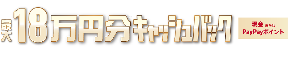 最大16万円キャッシュバックキャンペーン